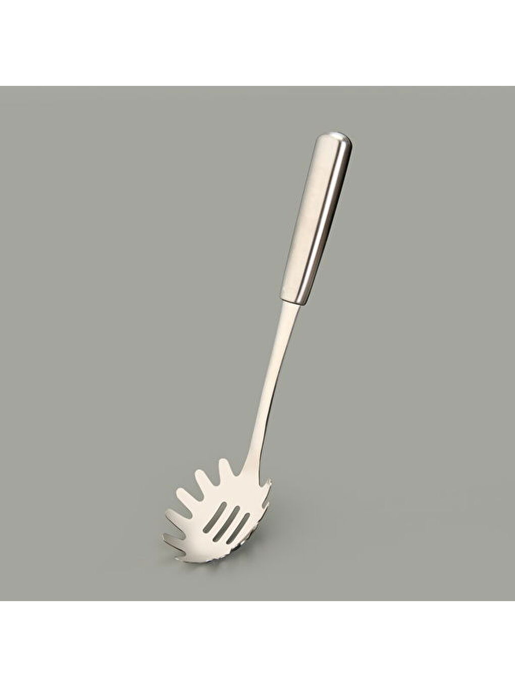 Steel Spagetti Servis Kaşığı - Gri