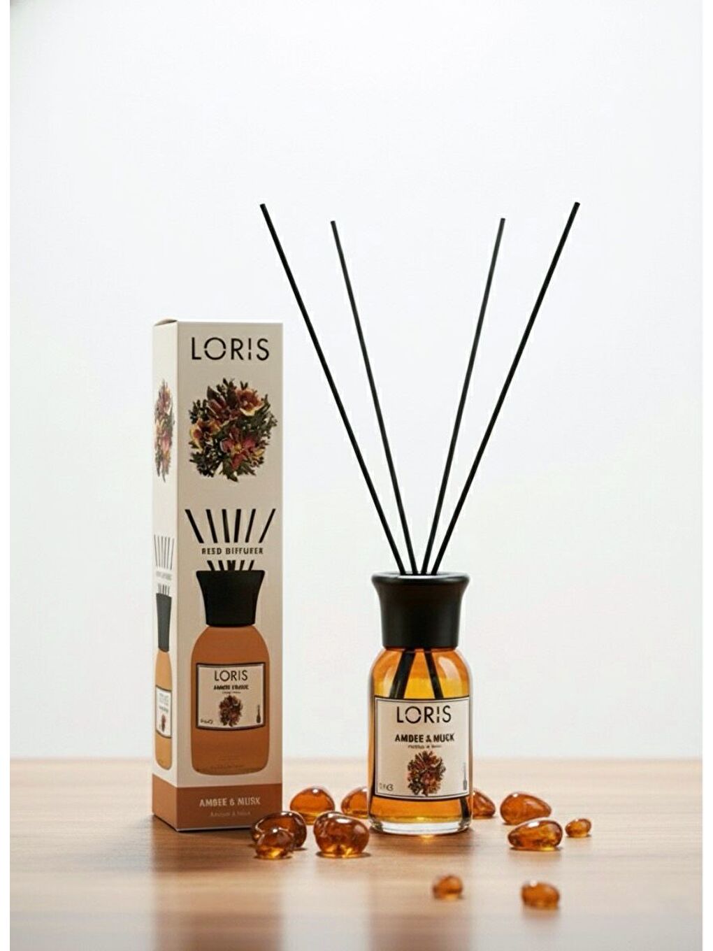 Kahverengi Amber & Misk Çubuklu Oda Kokusu 100 ML