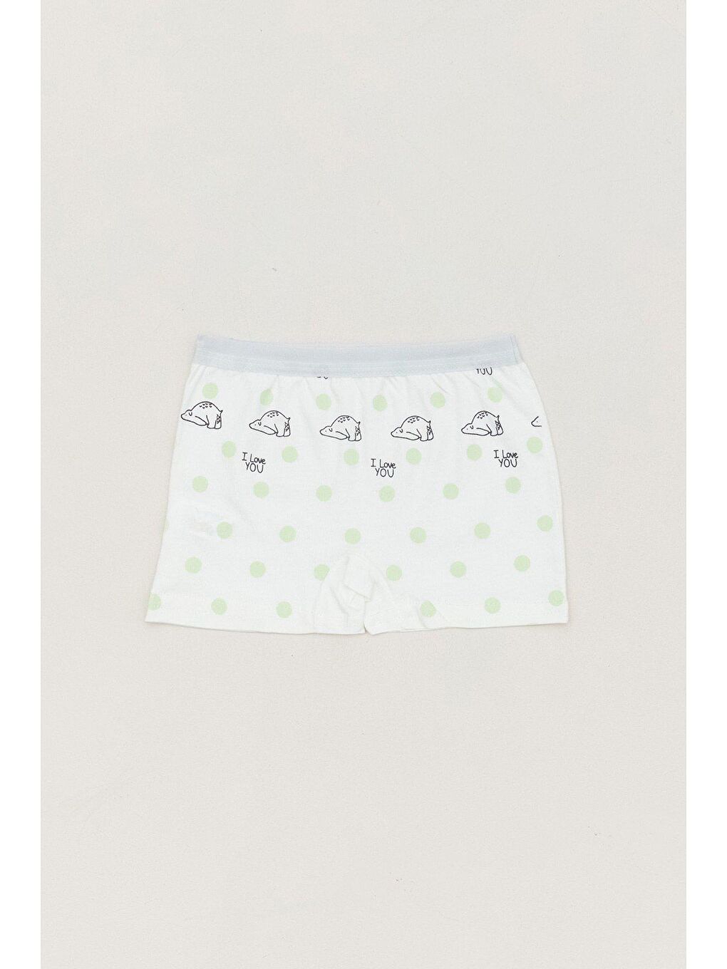 Karışık Baskılı Kız Çocuk 6 Lı Boxer-1