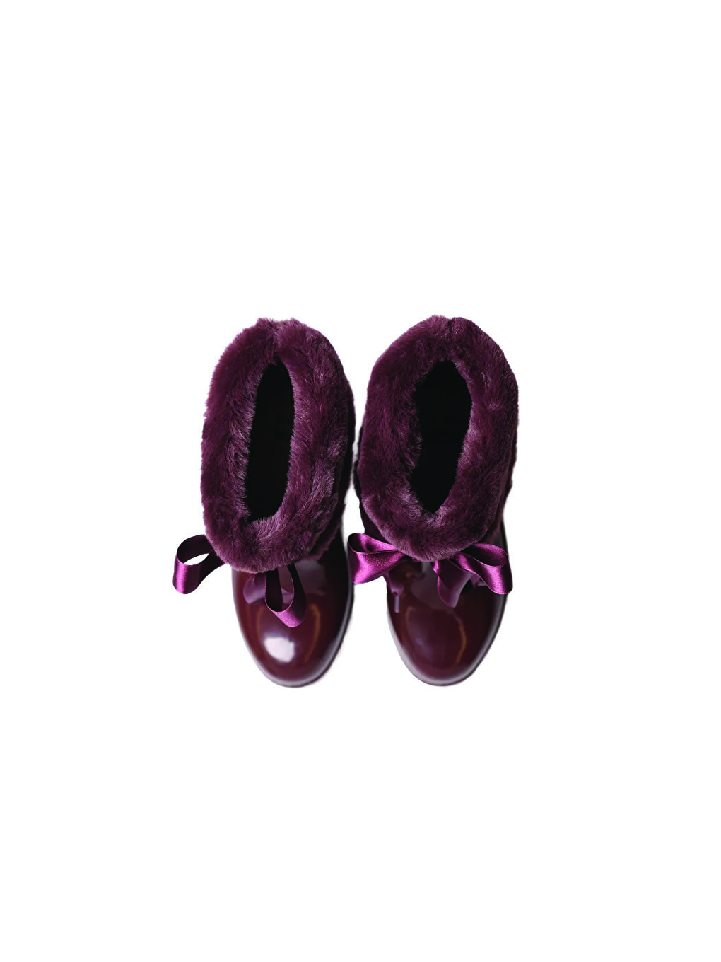 Mor Kız Çocuk Bot (Yağmur ) LORCA RAIN BOOTS IN GLOSSY RUBBER-2