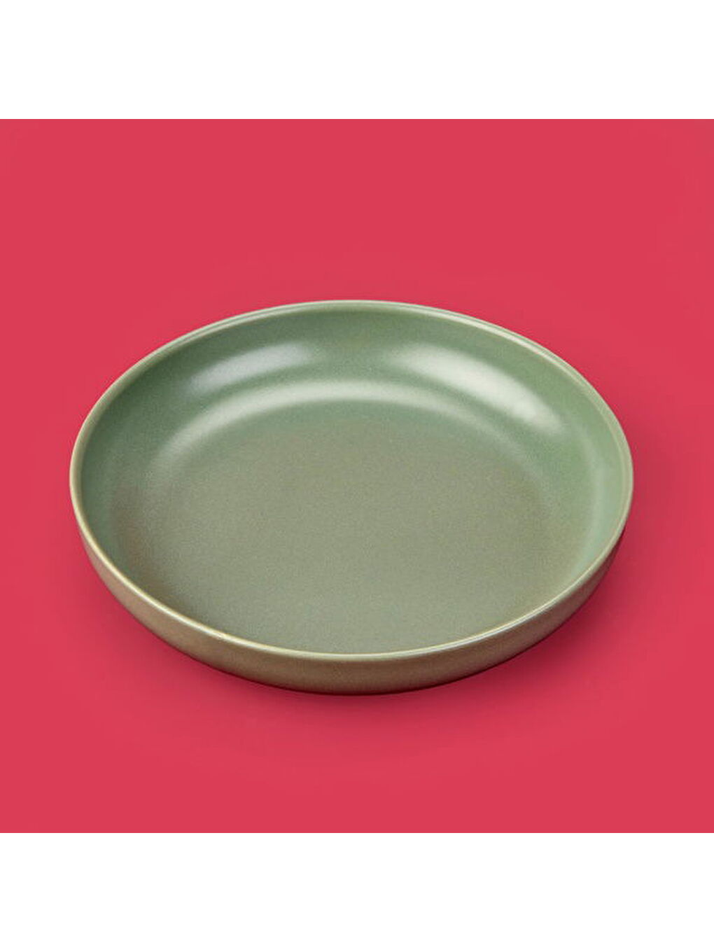 Kitchen Nordic Çukur Yemek Tabağı - Yeşil - 22 cm-2