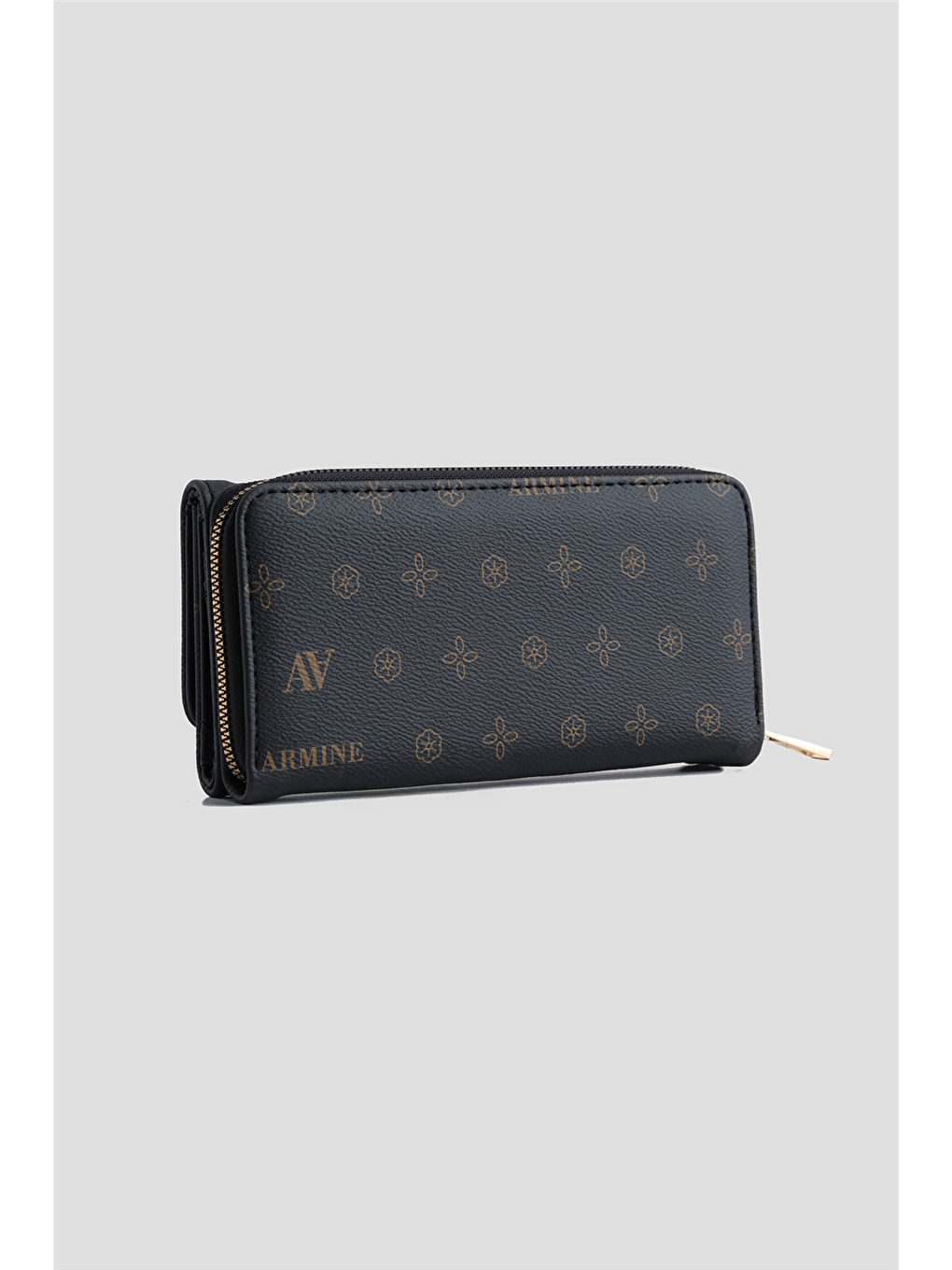 Siyah Baskılı Cüzdan 25Yd7013 Siyah-1