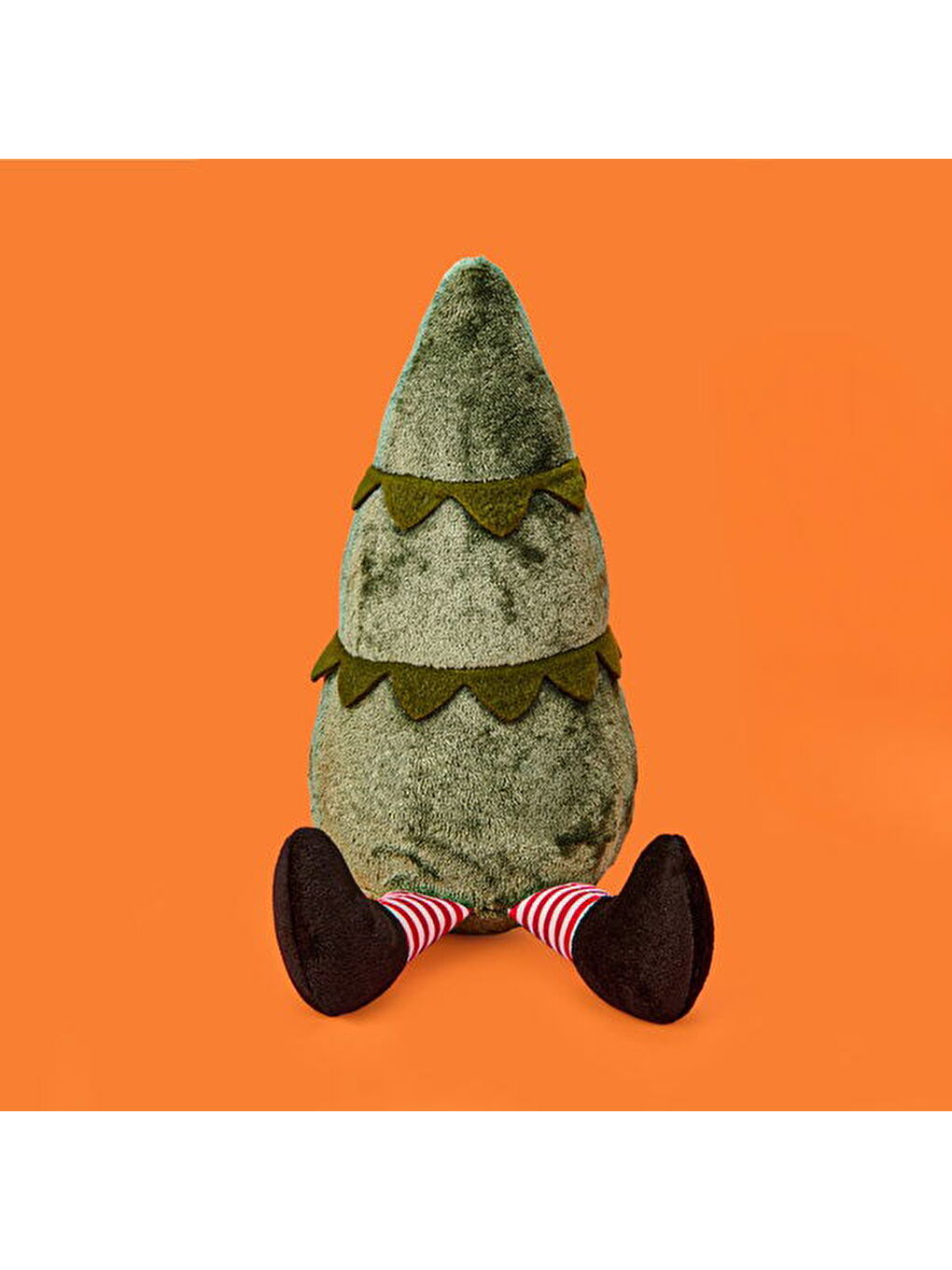 Soft Sevimli Ağaç Figürlü Yastık - Yeşil - 18x30 cm-1