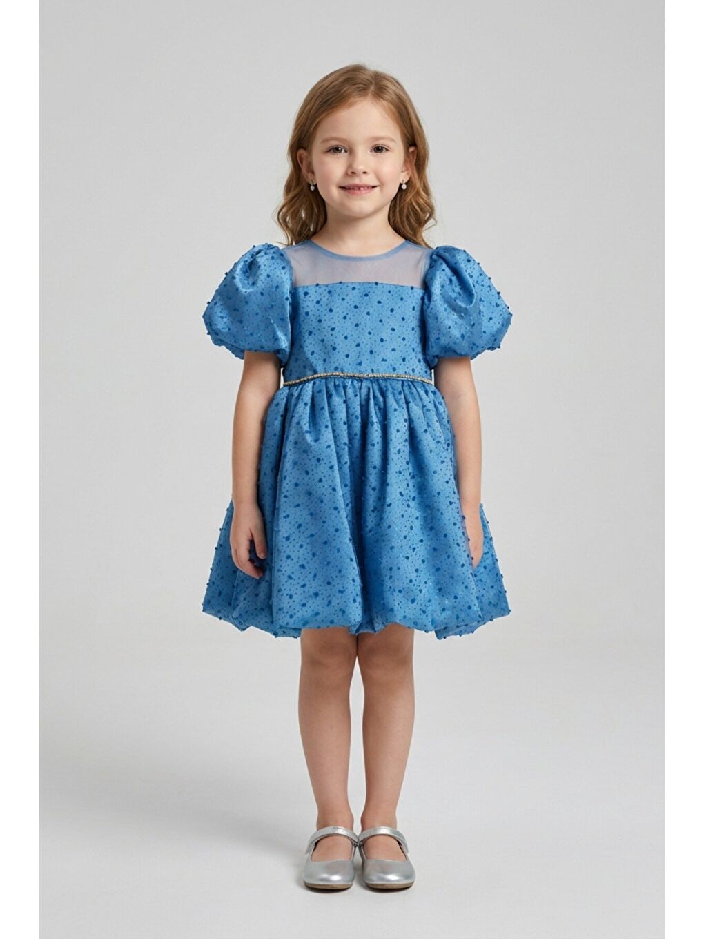 Mavi Kız Çocuk Abiye