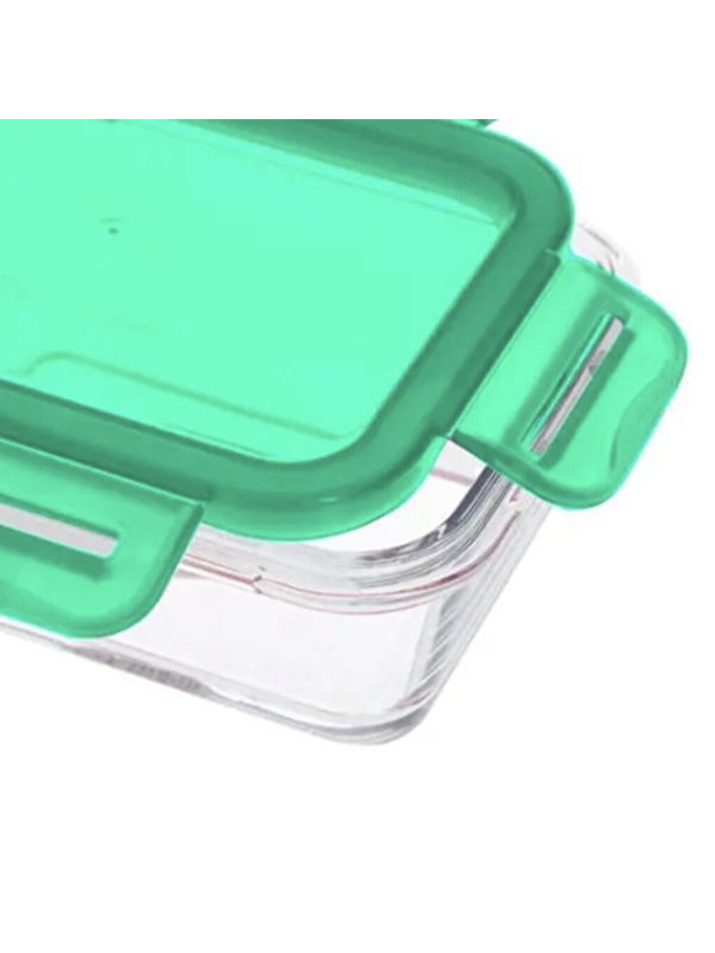 Yeşil 1118623 Dikdörtgen Saklama Kabı - 365 ml-2