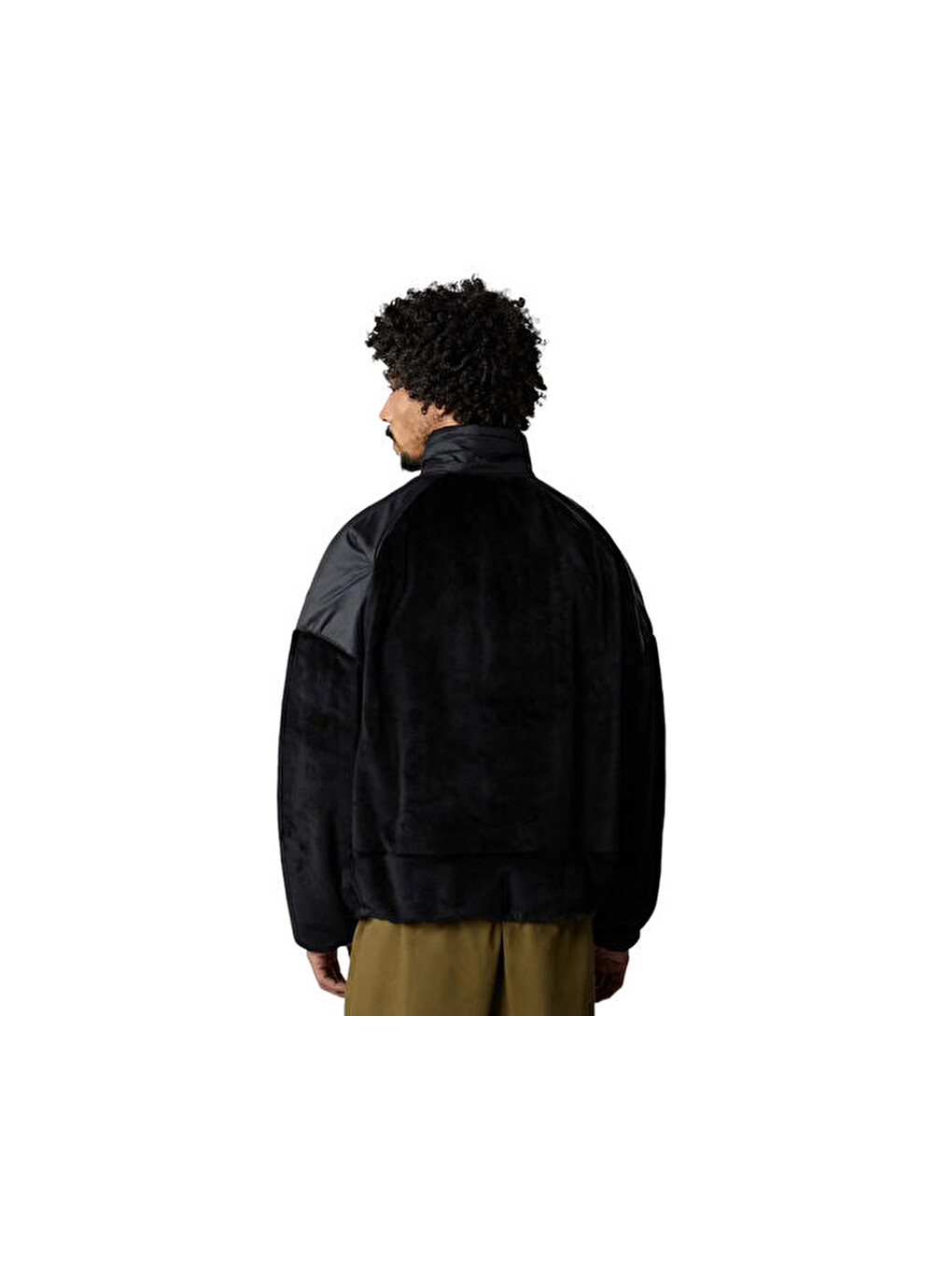 M Versa Velour Erkek Outdoor Pelüş Ceket Nf0a84f6jk31 Siyah-5