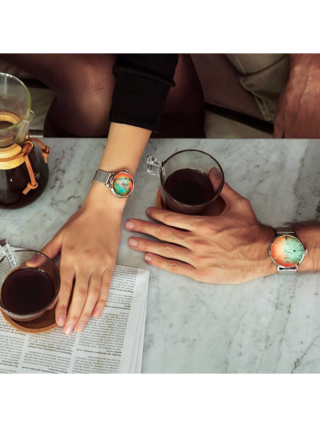 Gri WRC406 45 mm Erkek Kol Saati-2