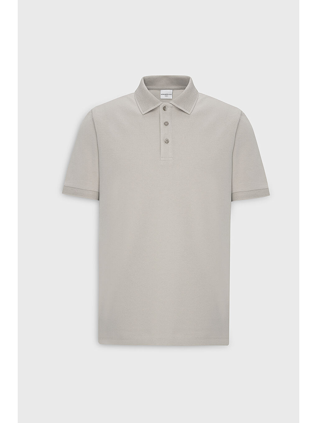Kahverengi Erkek Safari Slim Fit Dar Kesim Polo Yaka %100 Pamuk Kısa Kollu Tişört-8