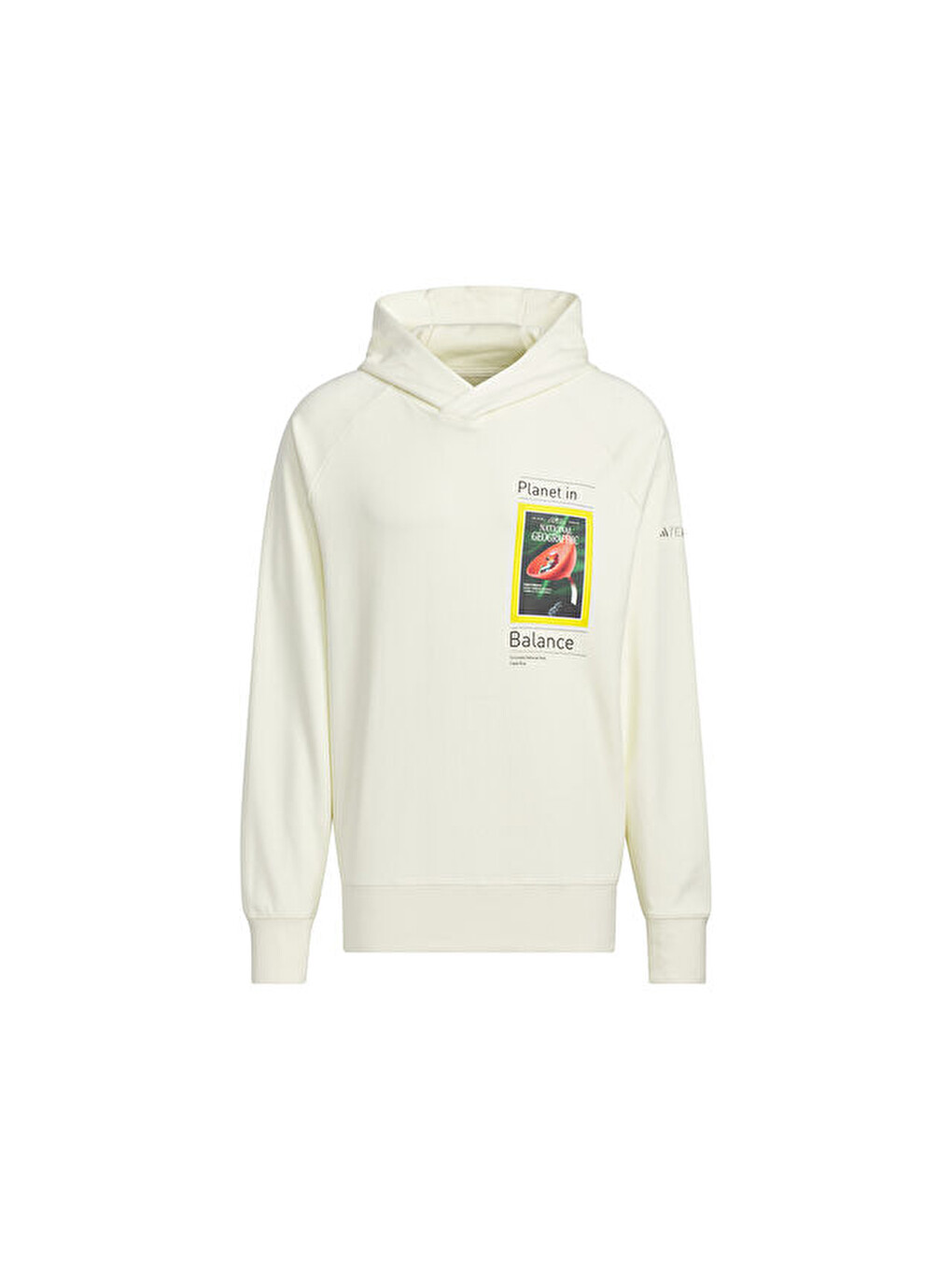 Ekru Natgeo Gfx Hdy Erkek Günlük Sweatshirts Is9523 Krem-2