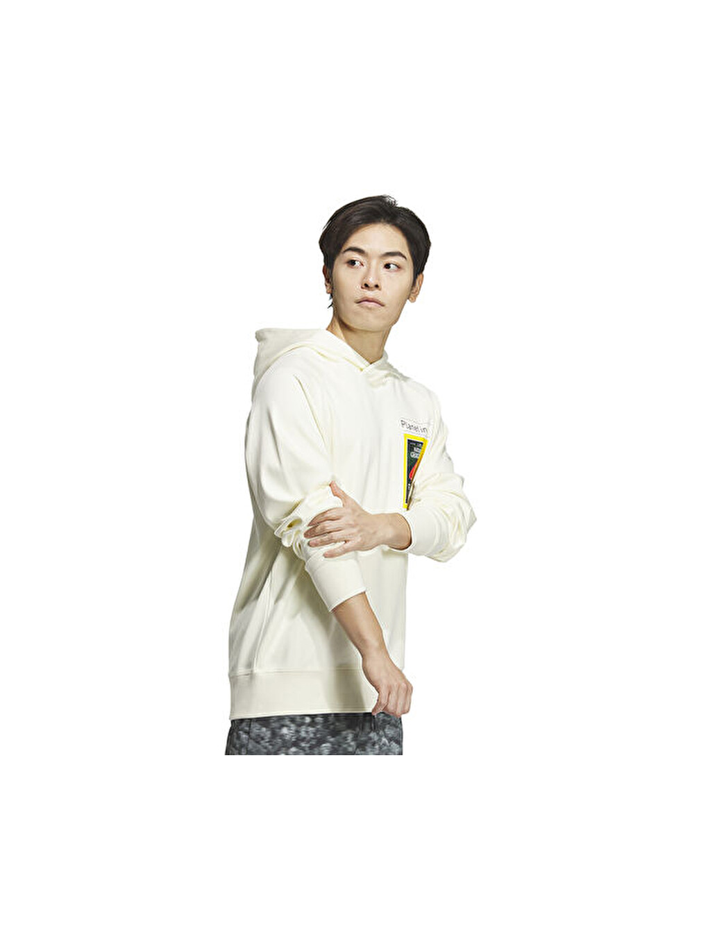 Ekru Natgeo Gfx Hdy Erkek Günlük Sweatshirts Is9523 Krem-3