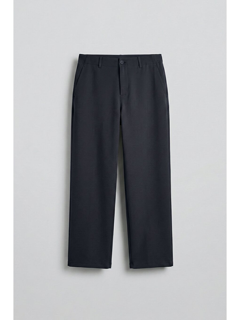 Erkek Smart Casual Bol Paça Relaxed Fit Pantolon Lacivert