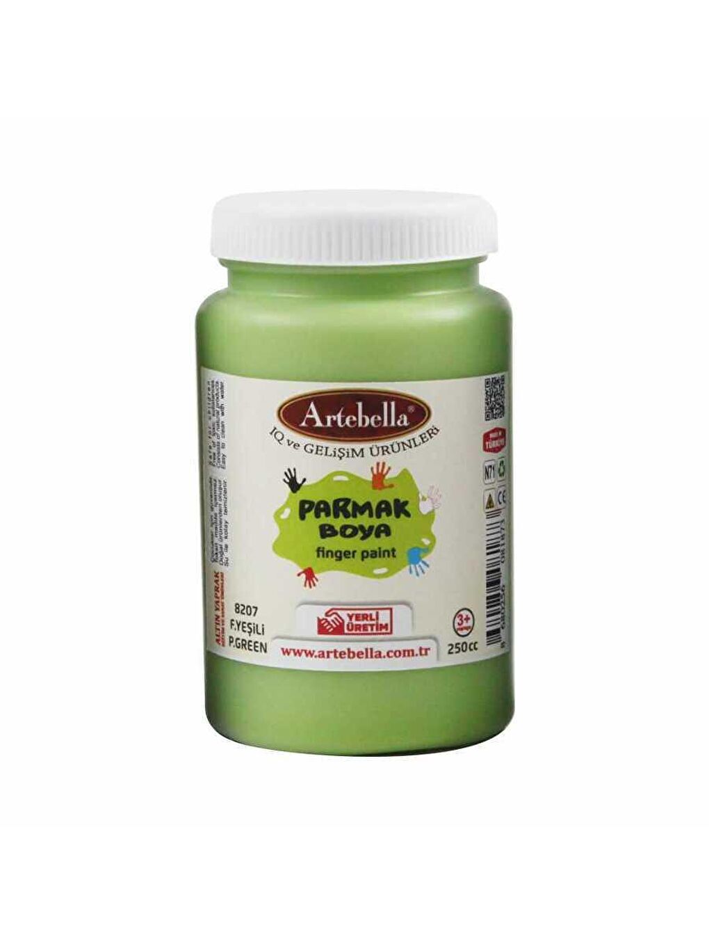 Artebella Parmak Boya Fıstık Yeşili 250ml