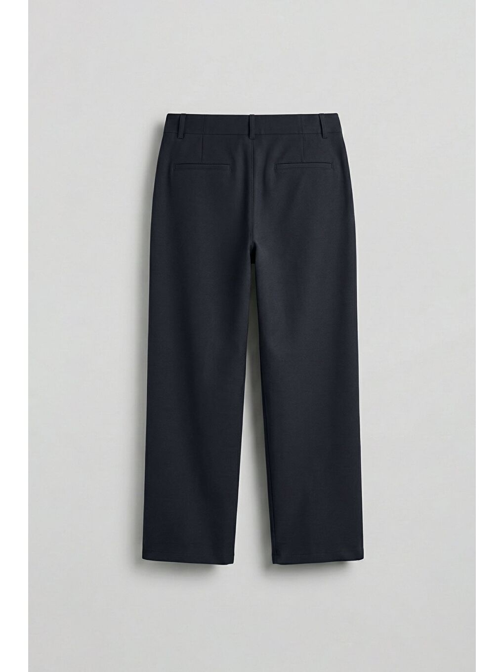 Erkek Smart Casual Bol Paça Relaxed Fit Pantolon Lacivert-1