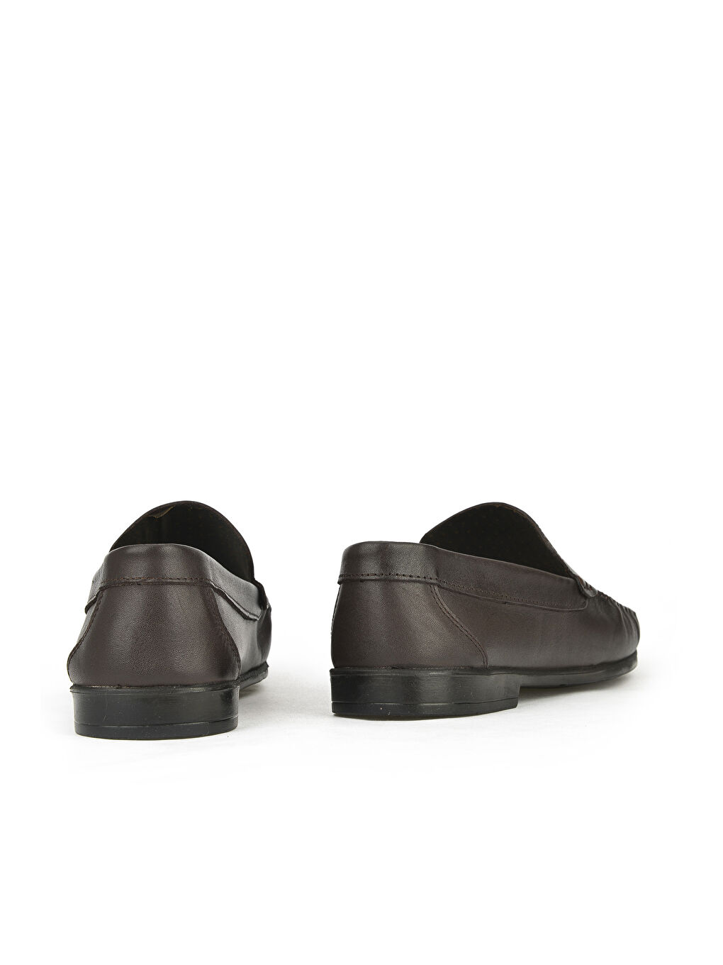 Kahverengi Erkek Hakiki Deri Günlük Ayakkabı 141423Z153 Kahve-2