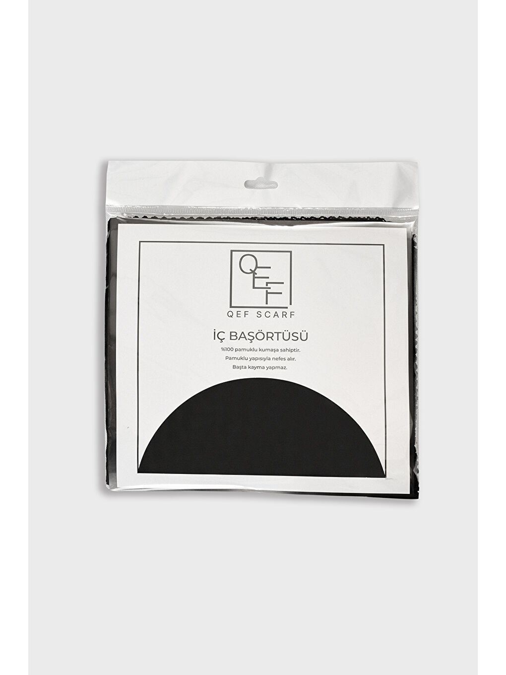 İç Başörtüsü Aksesuar Siyah-4