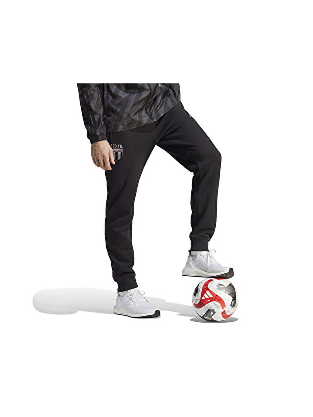 Beşiktaş 120 Yıl Anniversary 22/23 Eşofman Altı Erkek Futbol Eşofman Altı Ht9832 Siyah-2