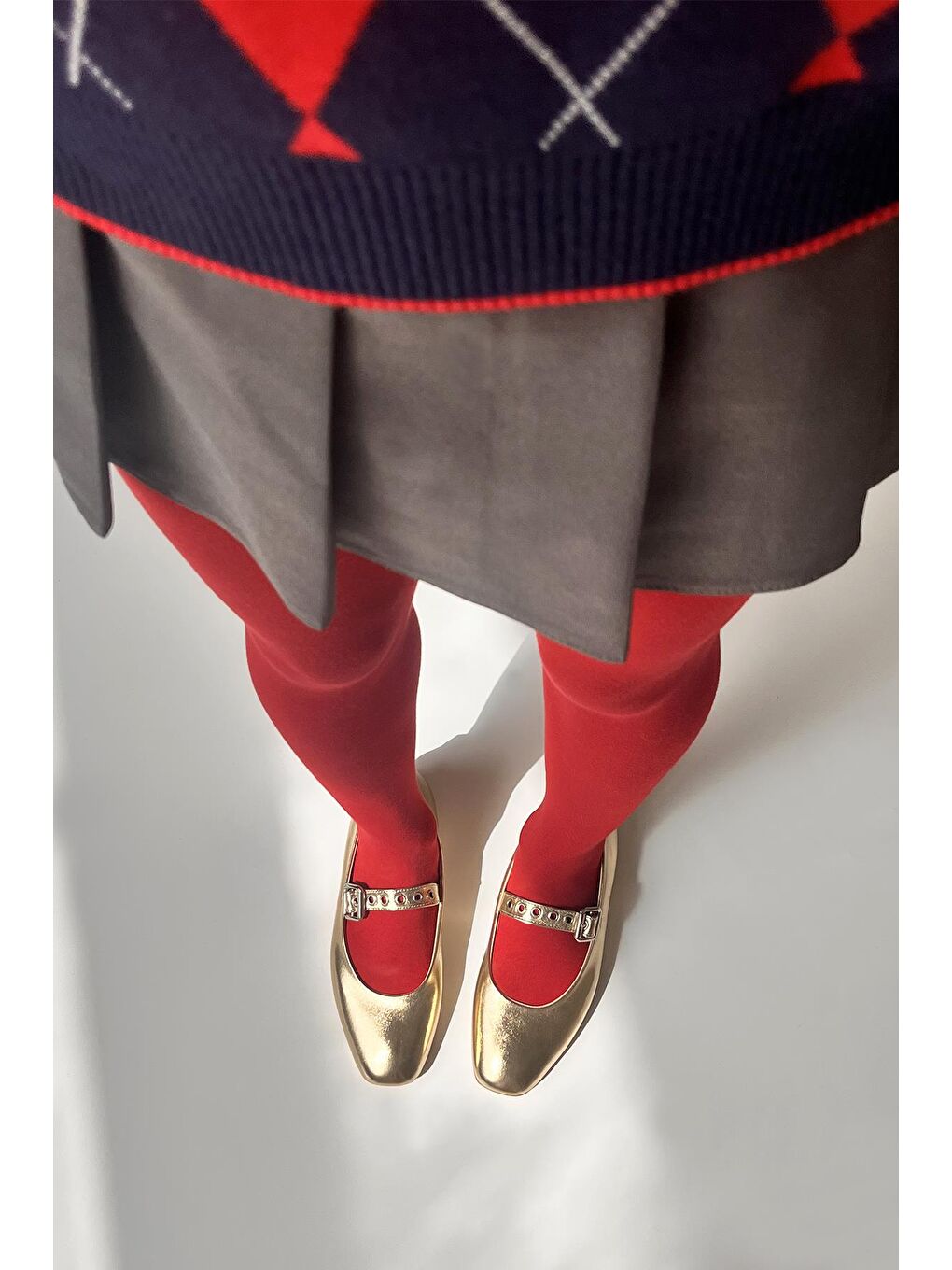 Sarı Jules  Kadın  Kemer  Detay  Deri  Babet Altın-1