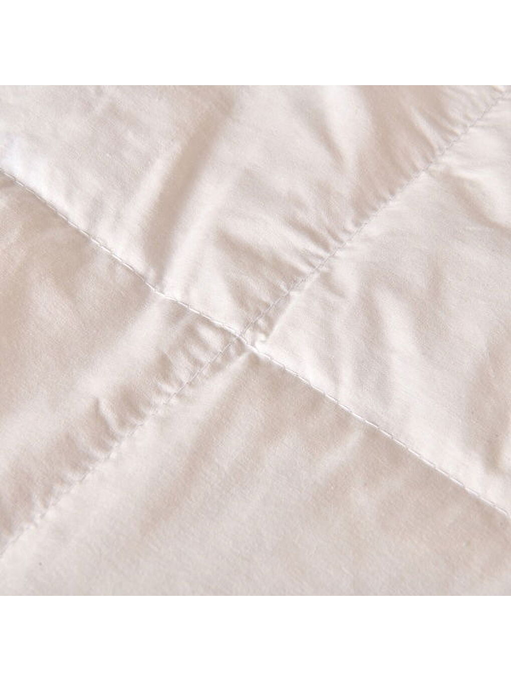 Soft Çift Kişilik Kaz Tüyü Yorgan - Beyaz - 195x215 cm-2