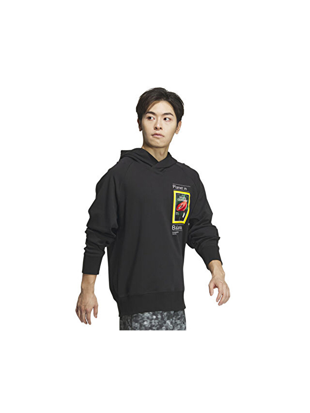 Natgeo Gfx Hdy Erkek Günlük Sweatshirts Is9524 Siyah-1