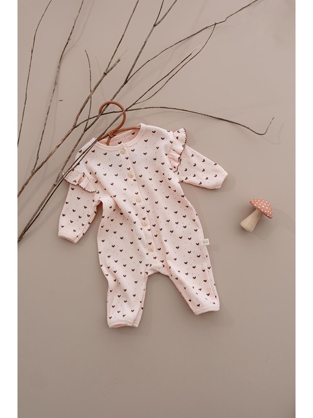 Pembe Kalp Fancy Girls Serisi Tulum-1