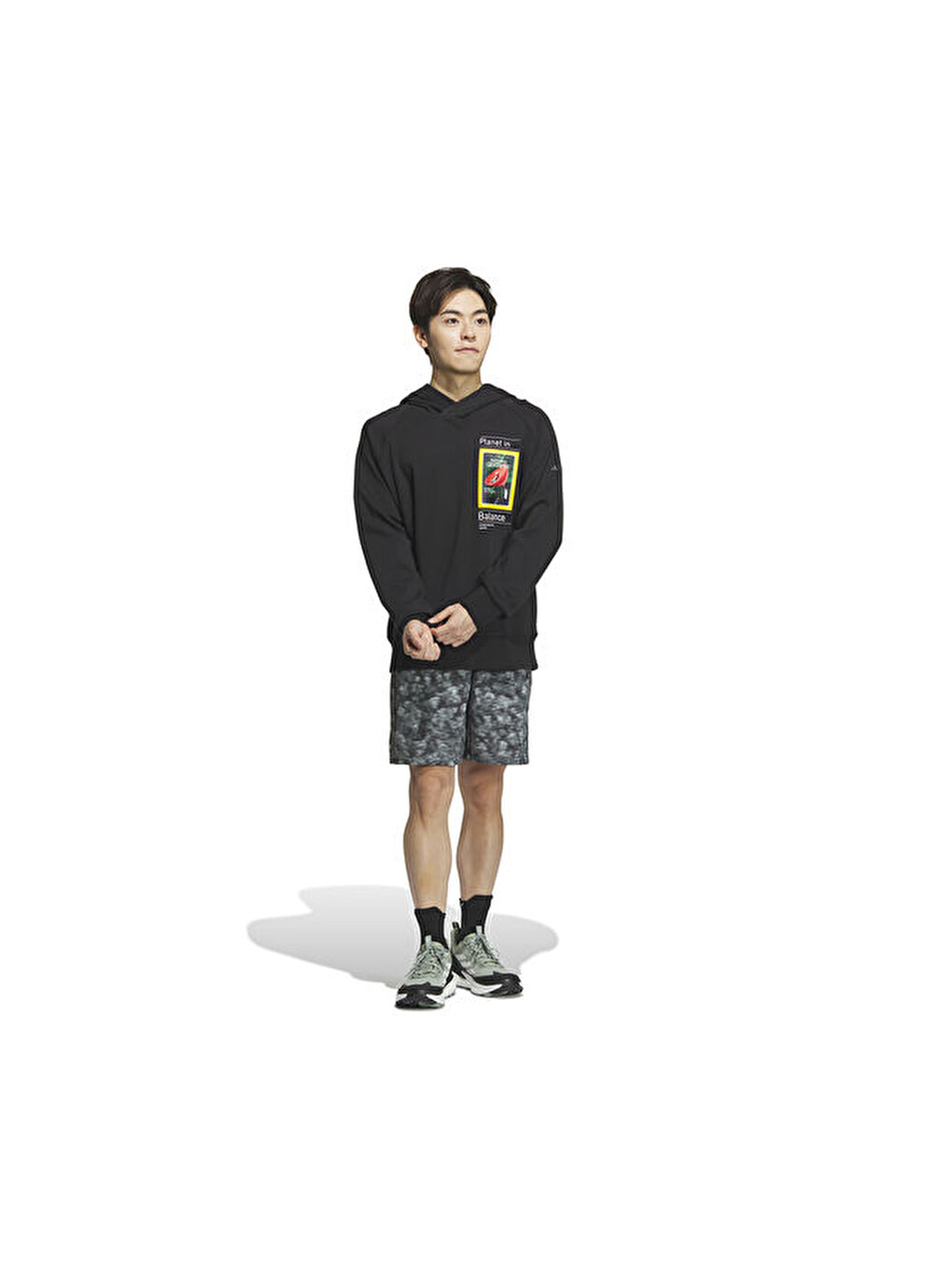 Natgeo Gfx Hdy Erkek Günlük Sweatshirts Is9524 Siyah-6