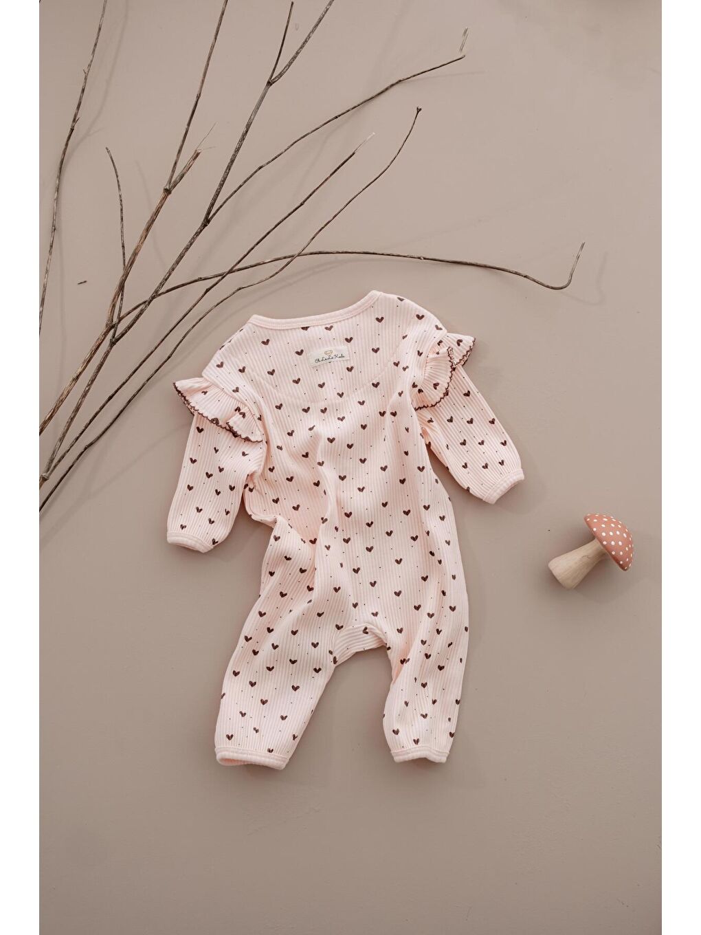 Pembe Kalp Fancy Girls Serisi Tulum-4