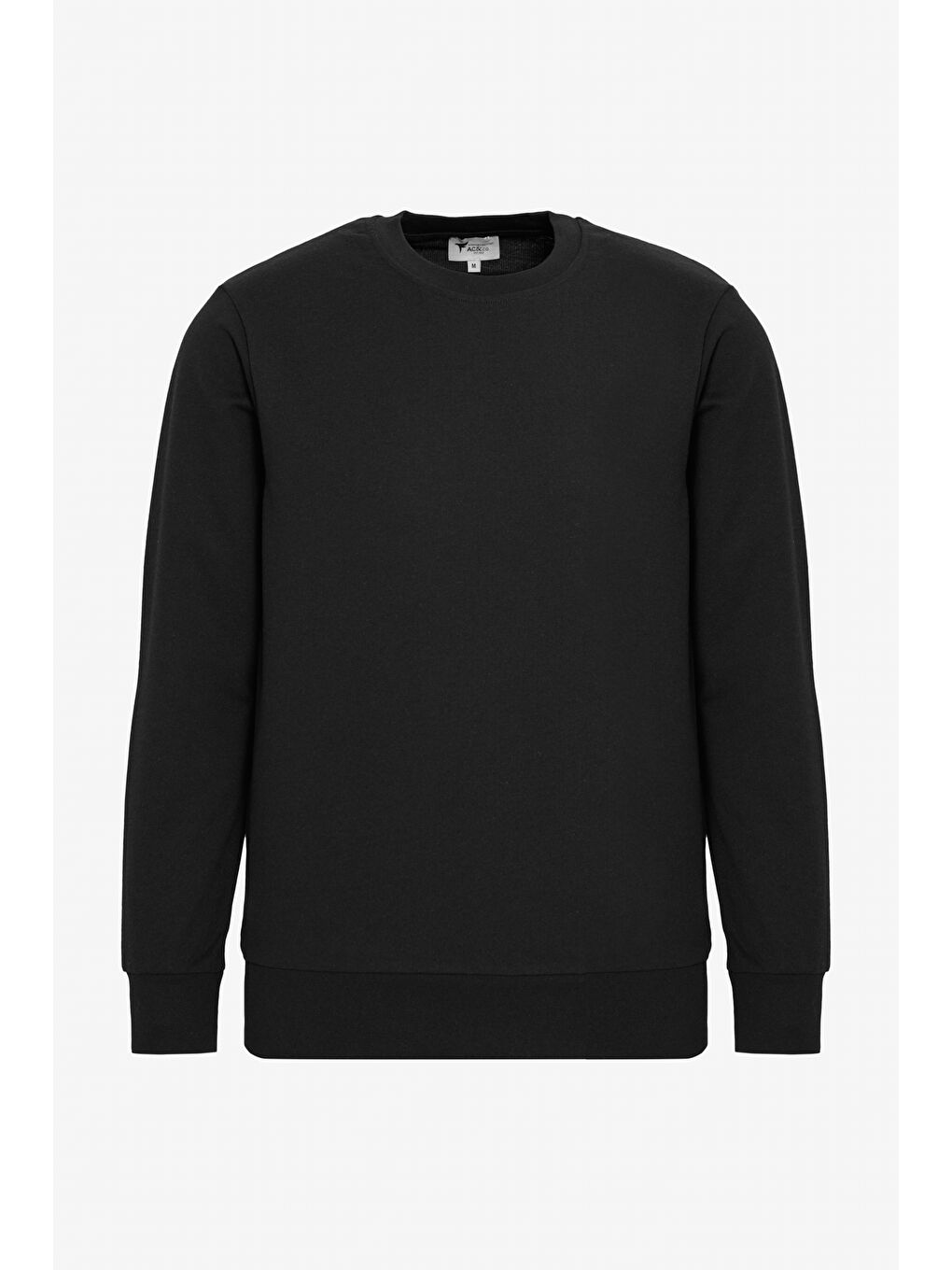 Erkek Lacivert-Siyah 2'li Paket Pamuklu Standart Fit Normal Kesim Bisiklet Yaka Sweatshirt-10