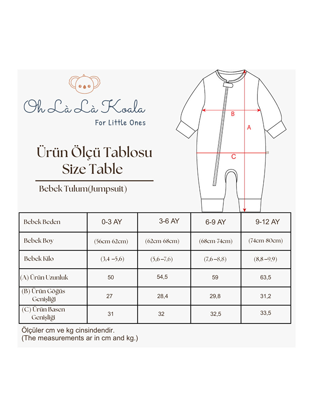 Ekru Çiçek Baby Fluff Serisi Fermuarlı Tulum-2