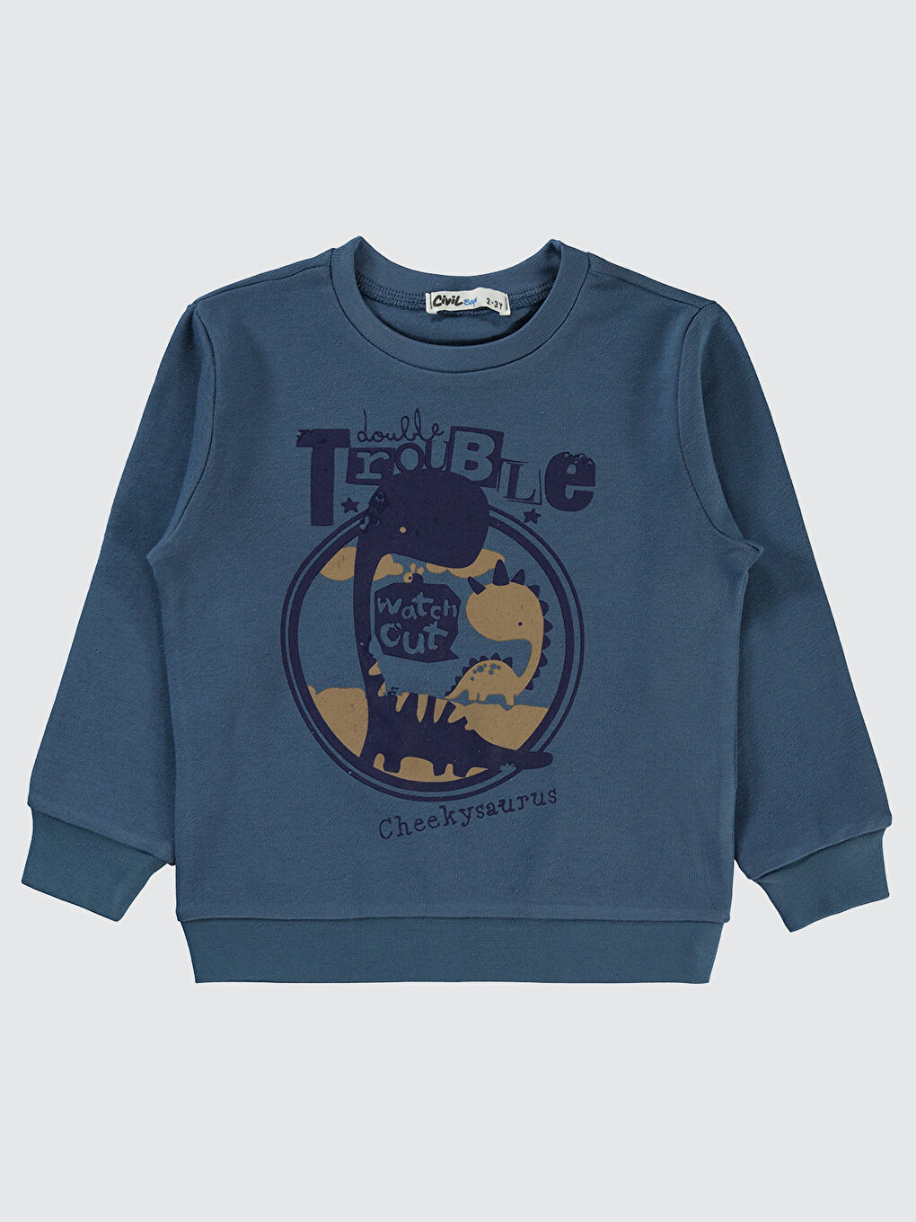 Civil Boys Erkek Çocuk Sweatshirt 2-5 Yaş İndigo