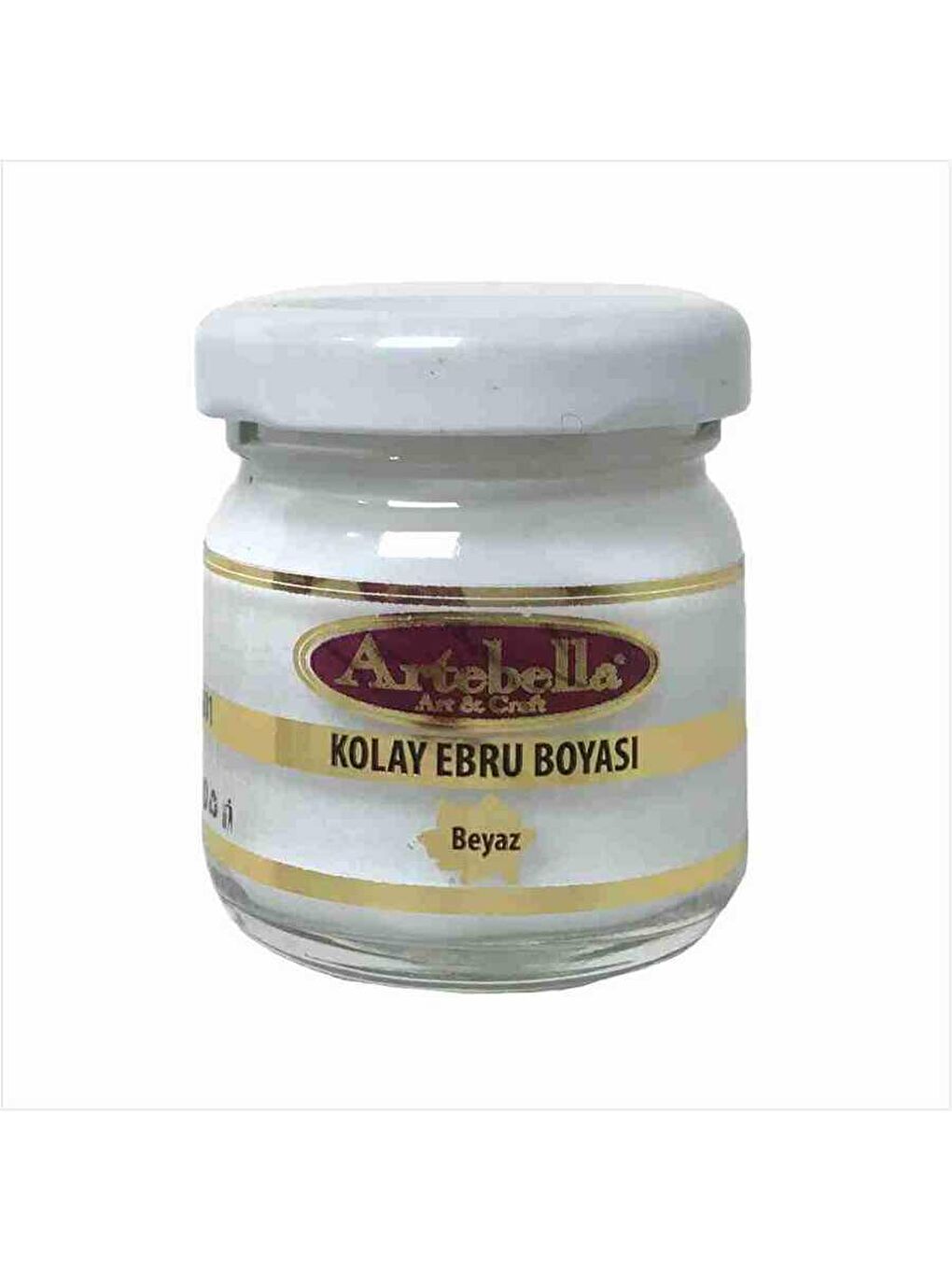 Artebella Beyaz Kolay Ebru Boyası Beyaz 40ml - 1