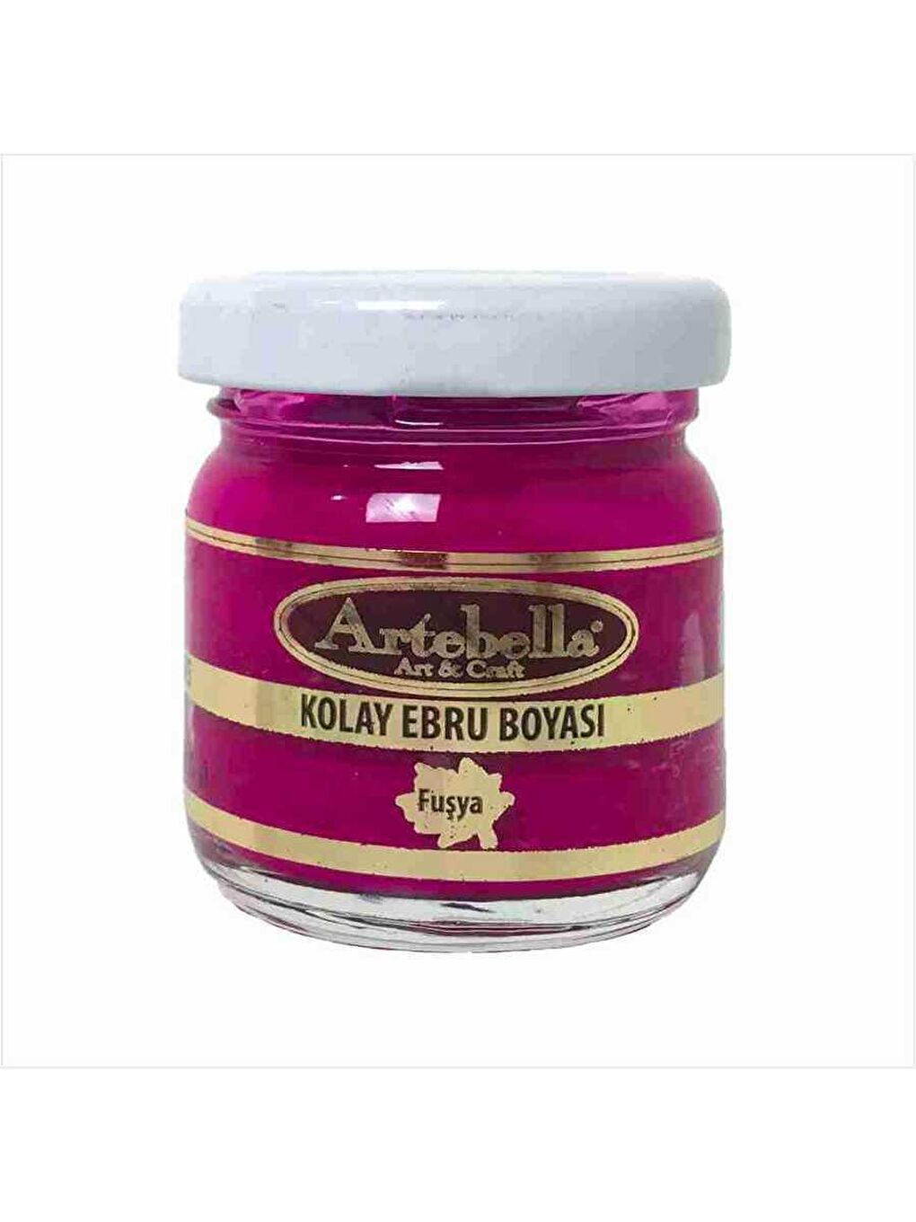 Artebella Fuşya Kolay Ebru Boyası Fuşya 40ml - 1