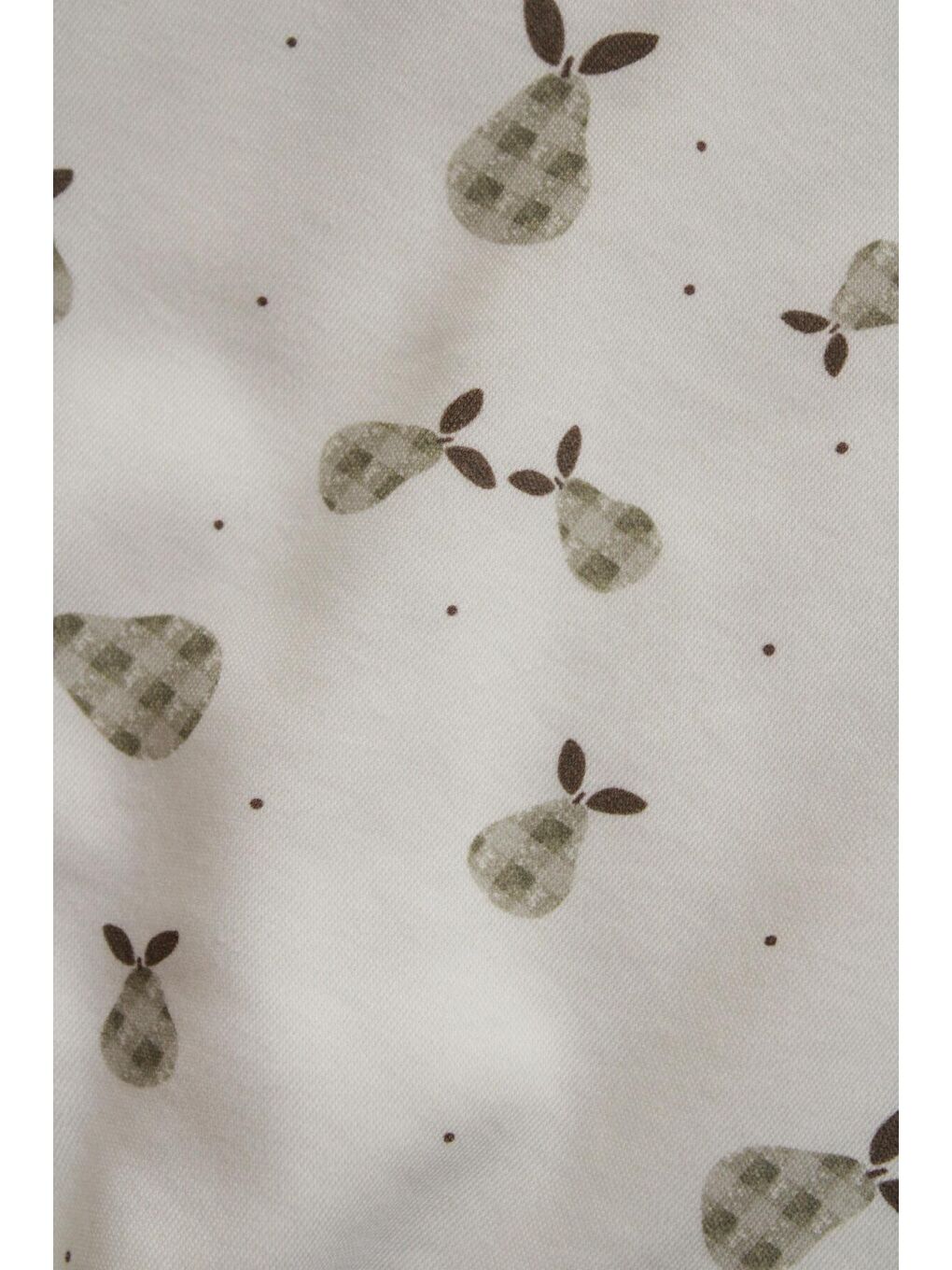 Ekru Armut Baby Fluff Serisi Fermuarlı Tulum-6