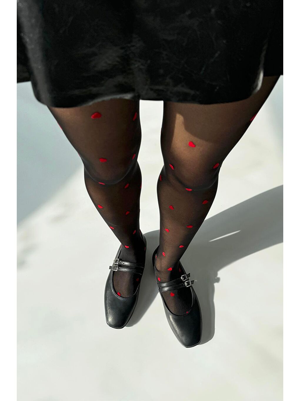 Elvira   Kadın  Kemer  Detay  Deri  Babet Siyah-2