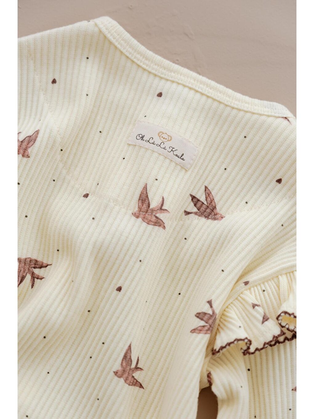 Ekru Kırlangıç Fancy Girls Serisi Tulum-4