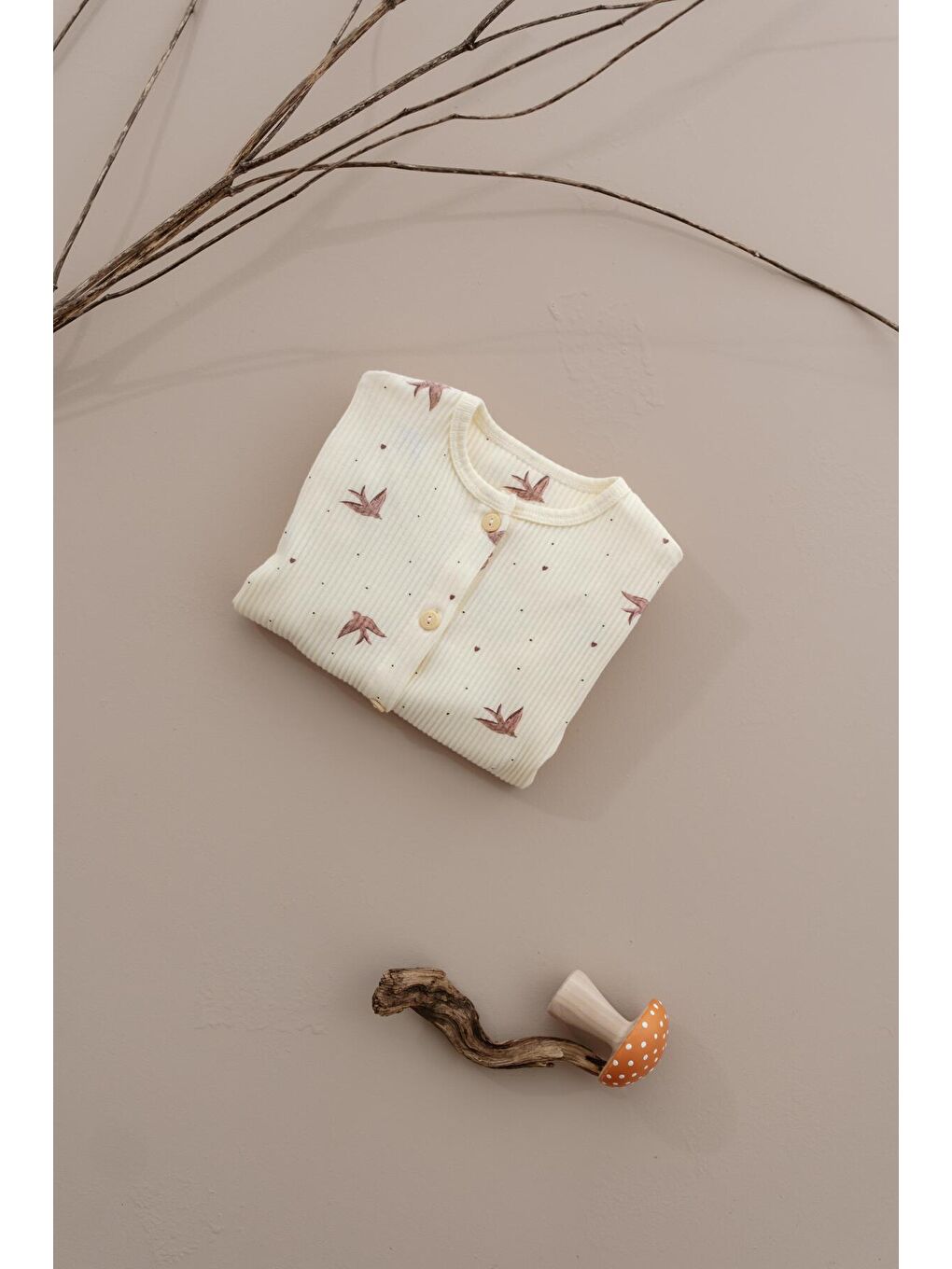 Ekru Kırlangıç Fancy Girls Serisi Tulum-5