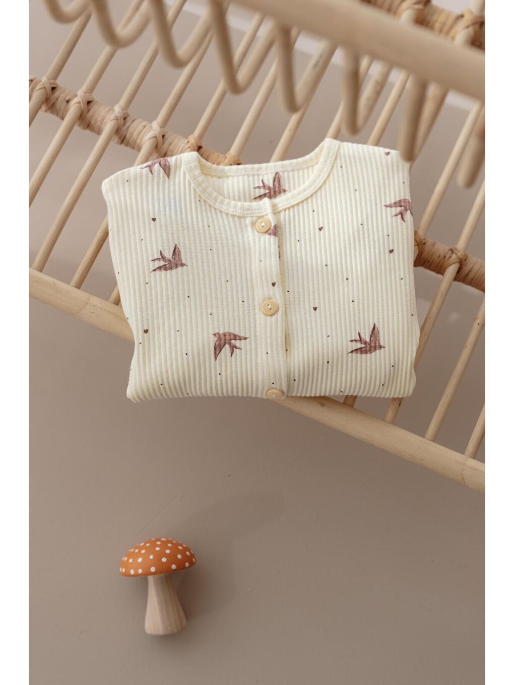 Ekru Kırlangıç Fancy Girls Serisi Tulum-6