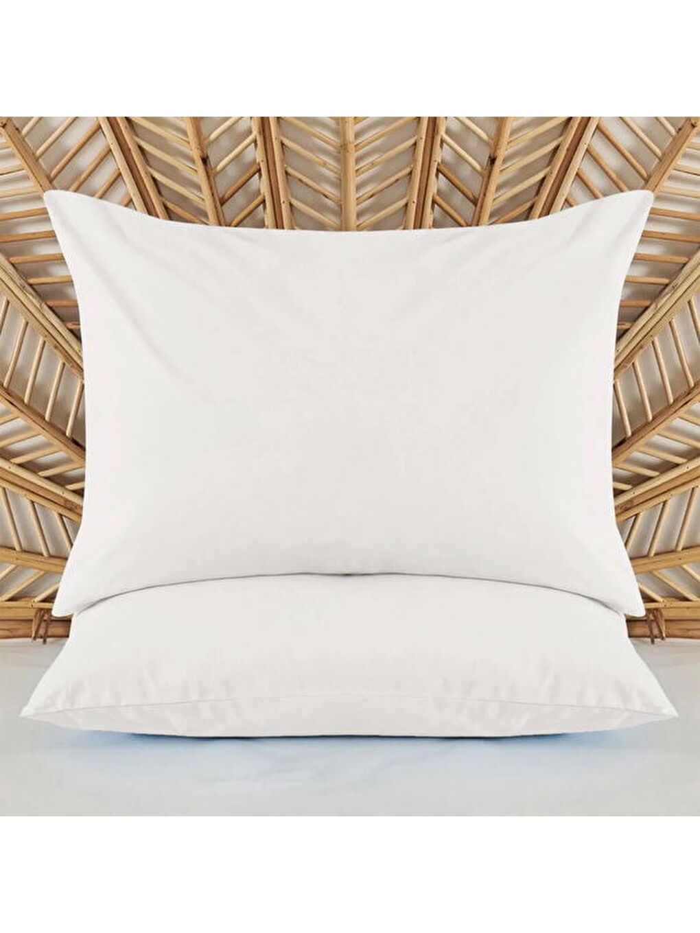 Soft Basic 2'li Yastık Kılıfı - Beyaz - 50x70 cm