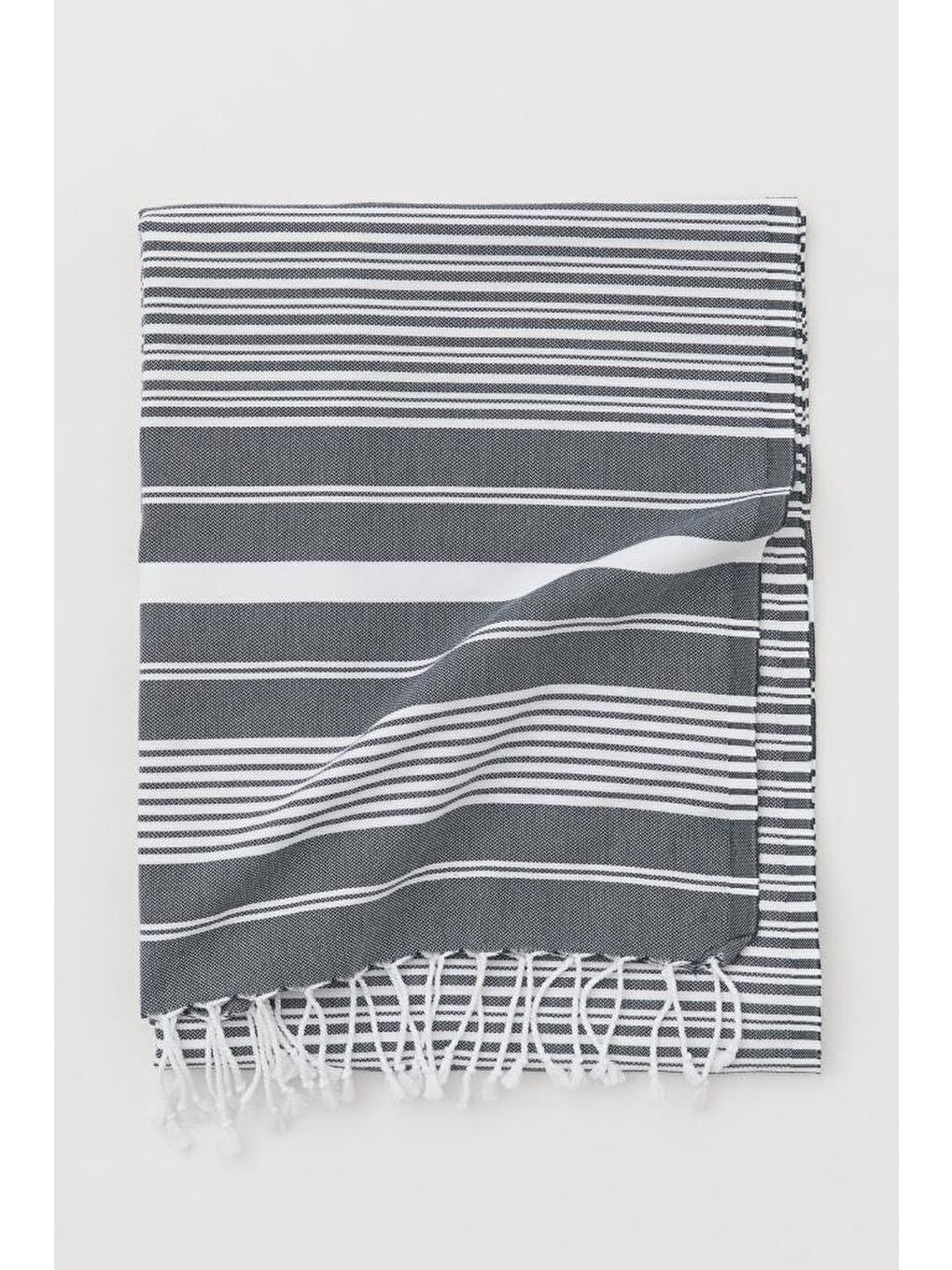 Siyah Katya Peştemal %100 Pamuk Banyo Havlusu