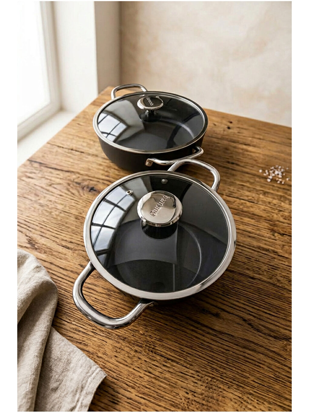 Siyah Impera 5 Parça Tencere Seti-4