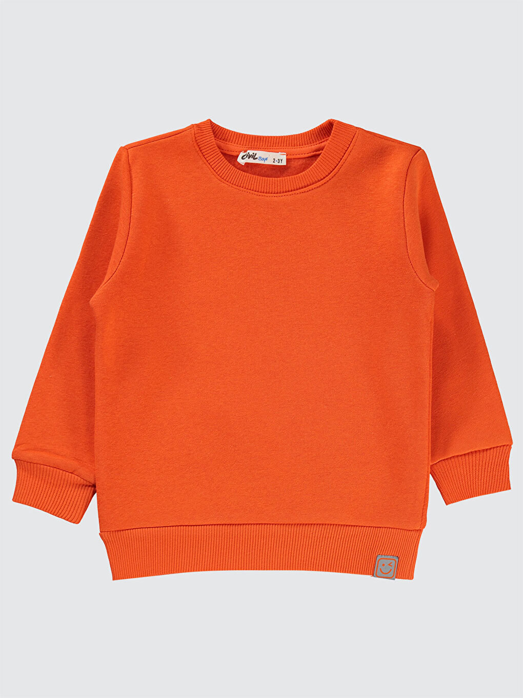 Civil Turuncu Boys Erkek Çocuk Sweatshirt 2-5 Yaş Oranj