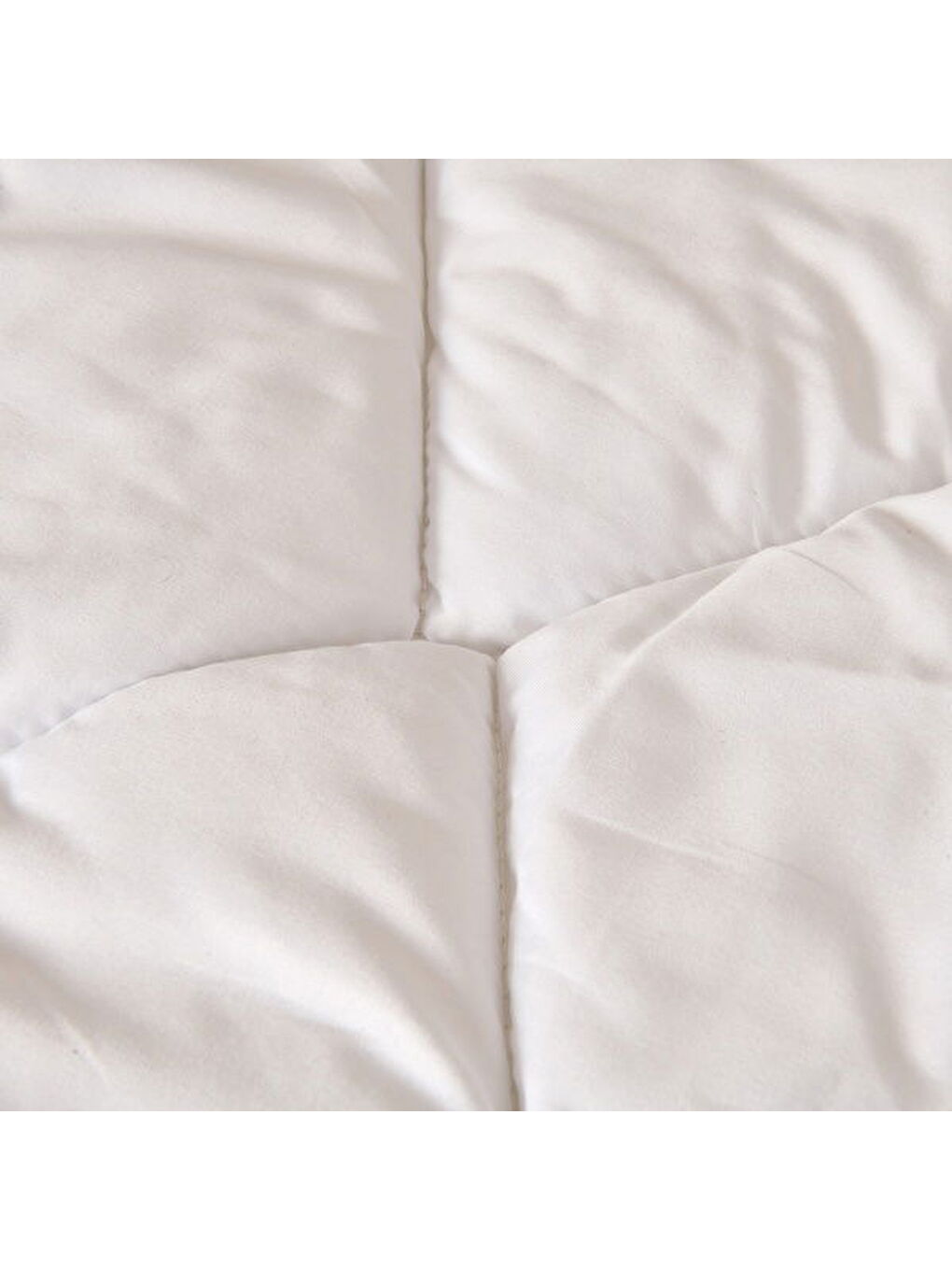 Soft Çift Kişilik İnce Microfiber Yorgan - Beyaz - 195x215 cm-2