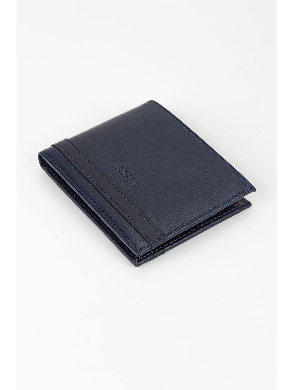 Lacivert Kutulu Hakiki Deri Kahve Crazy Yatay Erkek Cüzdan El Portföyü-1