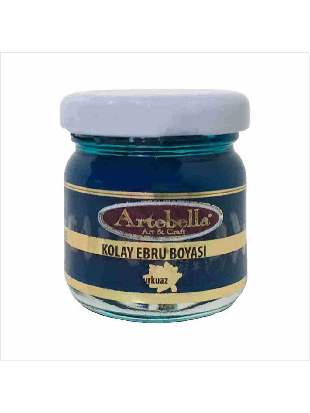 Artebella Turkuaz Kolay Ebru Boyası Turkuaz 40ml - 1