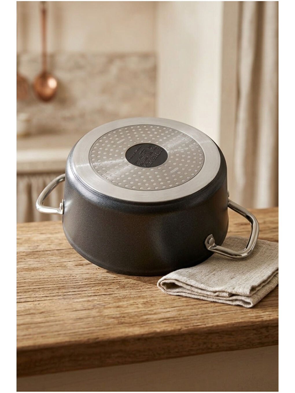 Prime Stone Derin Tencere Siyah 24cm-4