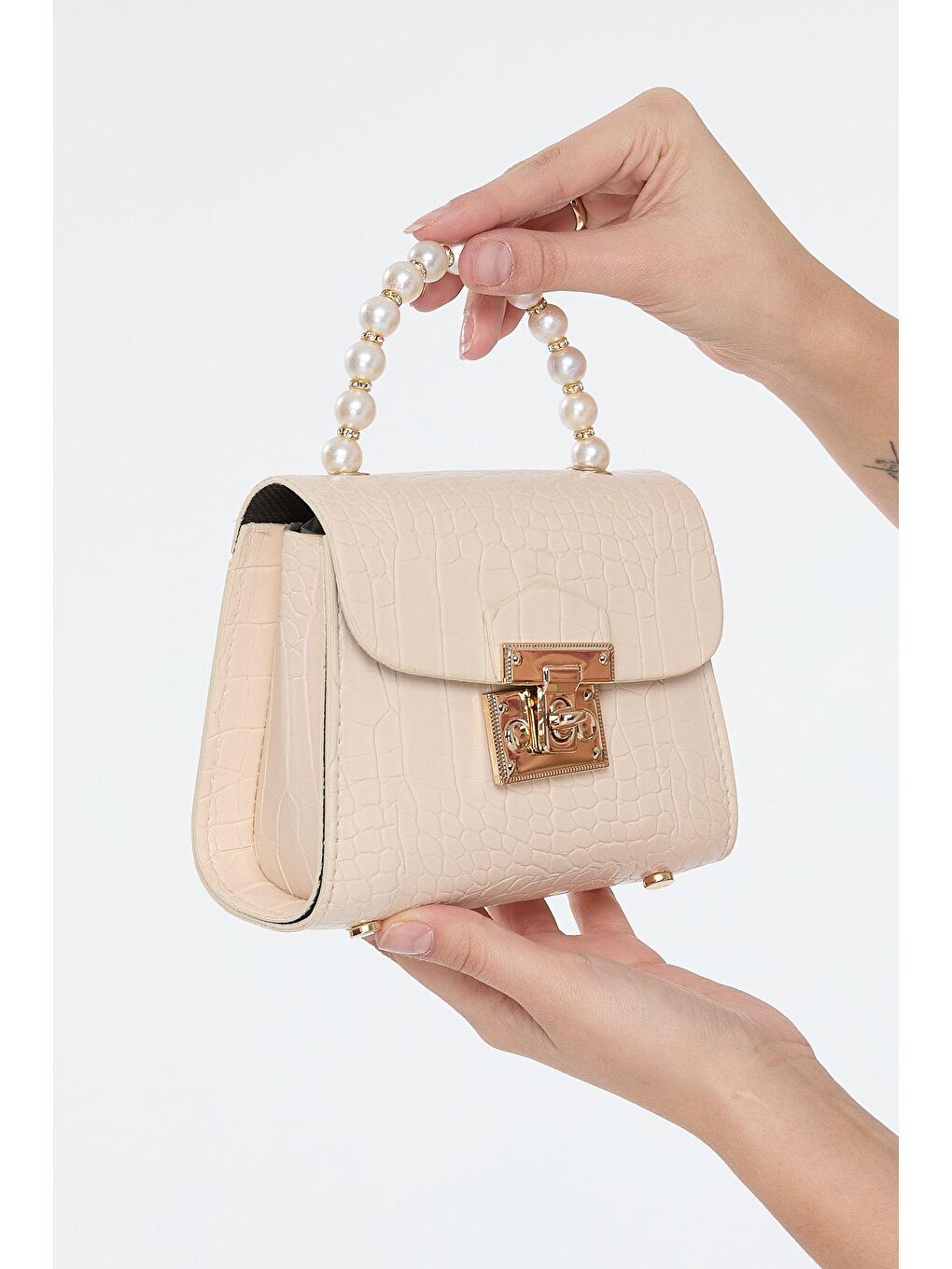 Kadın Bej Çanta - 23736-1