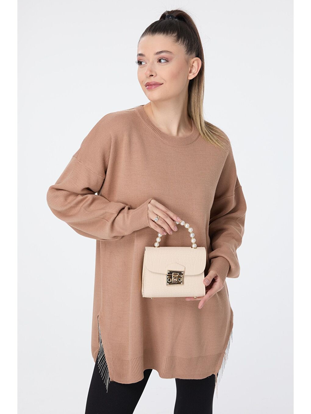 Kadın Bej Çanta - 23736-2