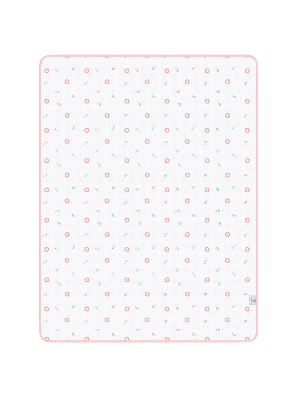 Beyaz Double Face Müslin Battaniye - Loulou-1