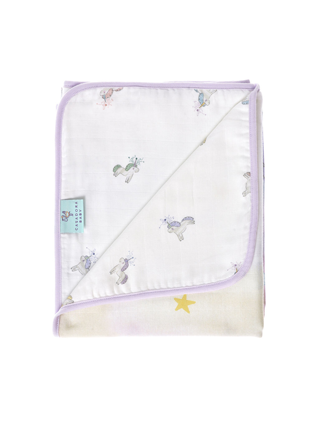 Beyaz Double Face Müslin Battaniye- ASTRA-2