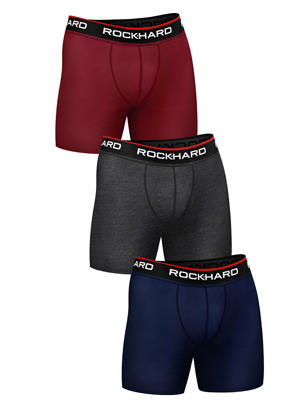 Karışık Erkek Pamuklu Boxer 3'Lü Paket