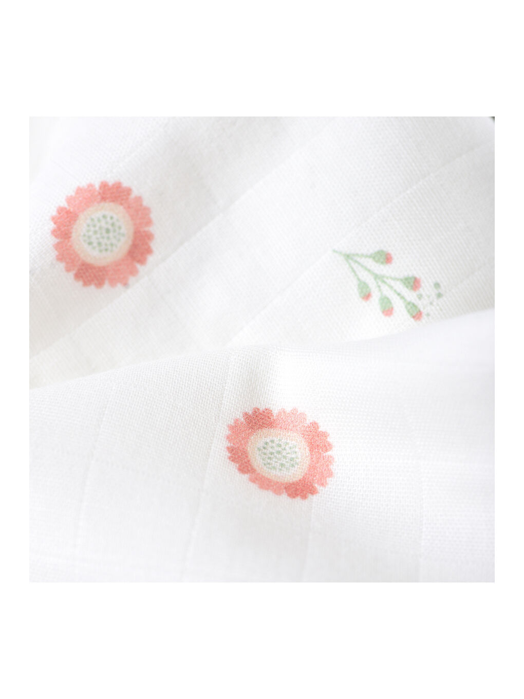 Beyaz Double Face Müslin Battaniye - Loulou-6